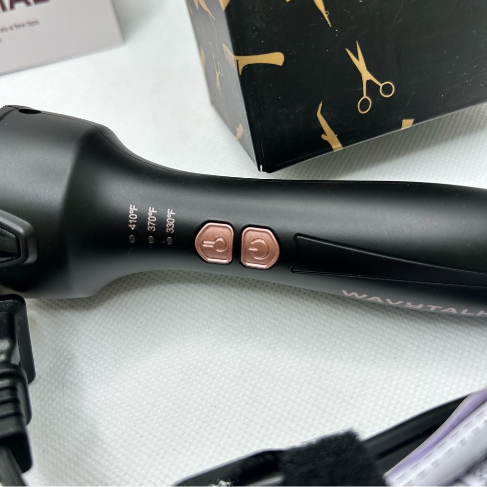 NWT Wavytalk 1.5” Thermal Brush Rose Gold Blowout Ionic Round Brush - Picture 3 of 15